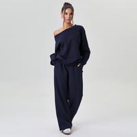 Viral Single shoulder Lounge set